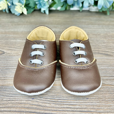 Adidași colorați din piele cu șireturi