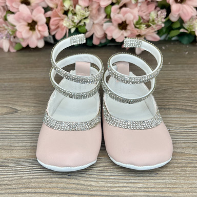 Pantofi cu bentiță moale cu pietre