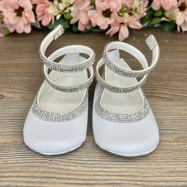 Pantofi cu bentiță moale cu pietre