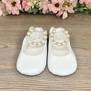 Pantofi cu brățară din perle