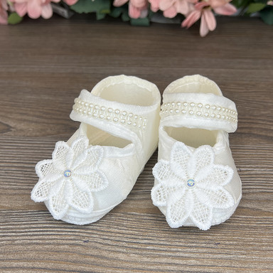 Pantofi din nailon cu floare